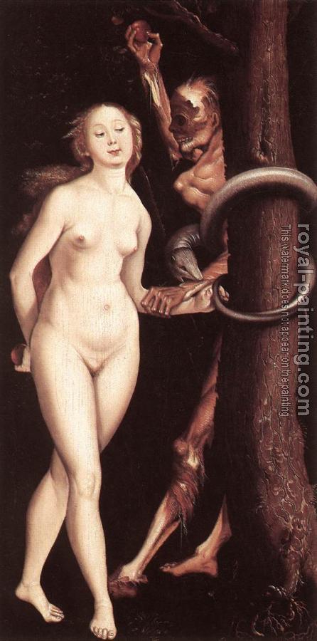 Hans Baldung Grien : Eve, the Serpent, and Death